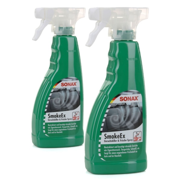 Set 2 Buc Sonax Car Breeze Smoke Ex Solutie Universala Pentru Neutralizarea Mirosurilor Neplacute 500ML 292241